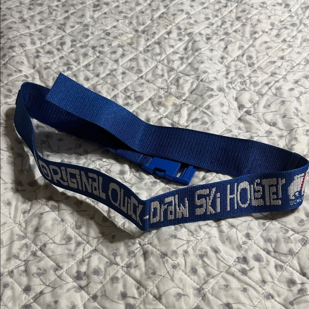 New Blue Ski Holder Strap